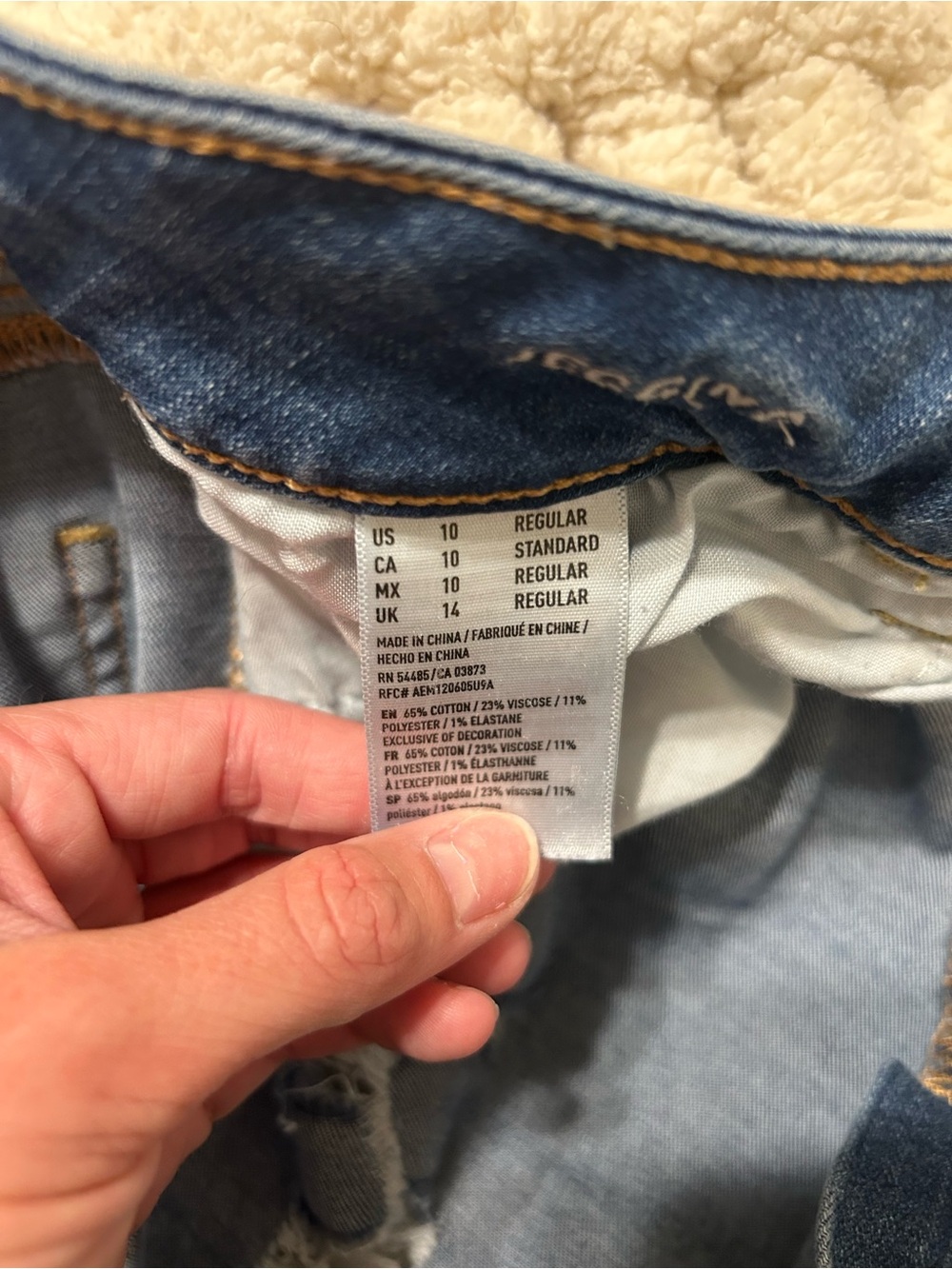 American Eagle Blue women’s Jeans - Size 10